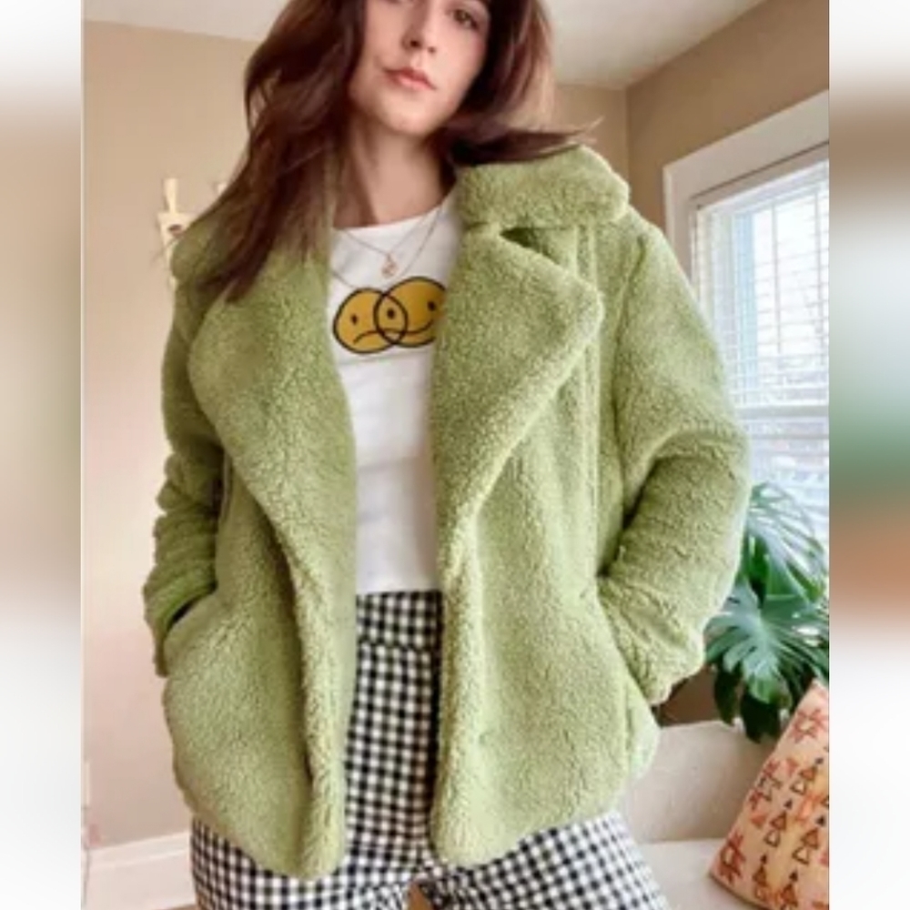 NWT Free People Joplin Cozy Teddy Jacket 🧸 $198 Medium - Picture 6 of 15